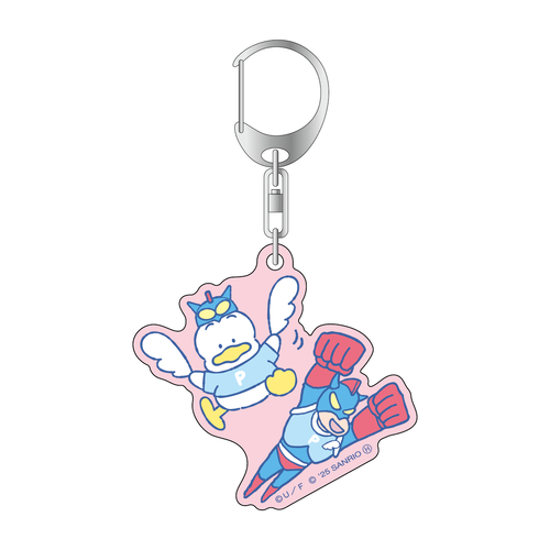 クレヨンしんちゃん×はぴだんぶい アクリルキーホルダー アクション